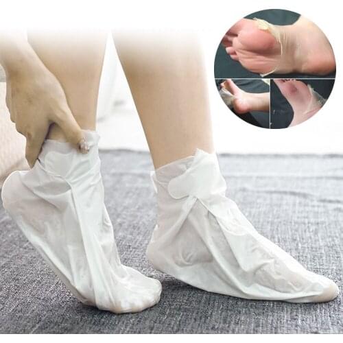 Feet Exfoliating Foot Masks Pedicure Socks Exfoliation Scrub for Feet Mask Remove Dead Skin Heels Foot Peeling Mask For Foot Spa