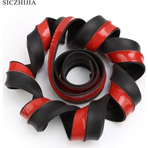 Durable 2.5m*6cm Car Front Bumper Front Lip Shunt for Audi Q3 Q5 SQ5 Q7 A1 A3 S3 A4 S4 RS4 RS5 A5 A6 S6 C6 C7 S5 A7 S7 A8