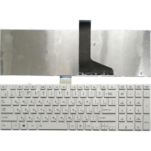 Russian for TOSHIBA C850 C855D C855 C870 C870D C875 L875 L950 L950D L955 L955D RU keyboard white