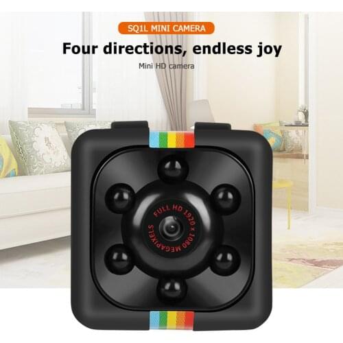 SQ11 Mini Camera 1080P Full HD Night Vision Motion Detection DVR Micro Camcorder Sport DV Indoor Camera Night Audio Motion