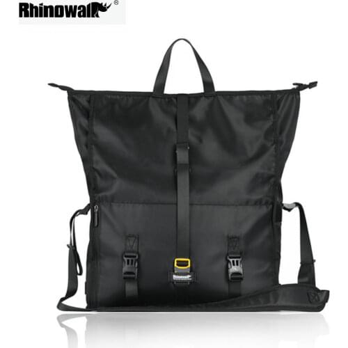 Rhinowalk Bicycle Rear Rack Bag Pannier Cycling Saddle Storage Travel Bag for Men Women Outdoor Fitness Business Daily Pack