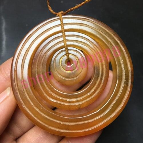 During the Warring States period, kasaya ring / safety buckled pendant, antique collection