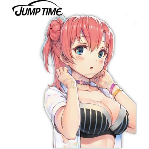 Jump Time 13 x11cm For Yahari Oreno Seishun Love Comewa Machigatteiru Yuigahama Yui Car Stickers Vinyl Decal Graffiti Decoration