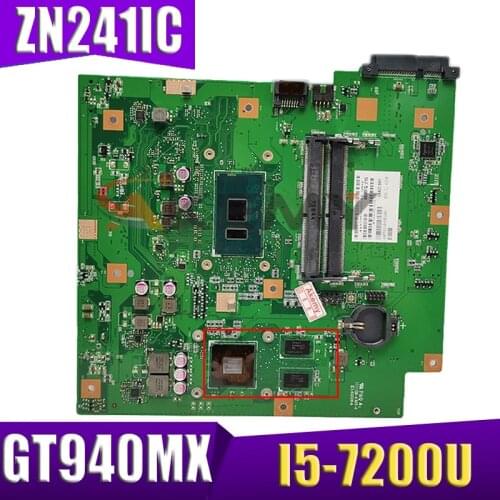 All in one ZN241IC Mainboard For ASUS ZN241ICGK Motherboard I5-7200U CPU GT940MX GPU