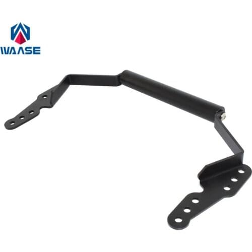 Waase Motorcycle Mobile Phone GPS Plate Bracket Stand Holder Phone Support For Suzuki V-Strom DL1000 2014 2015 2016 2017 2018