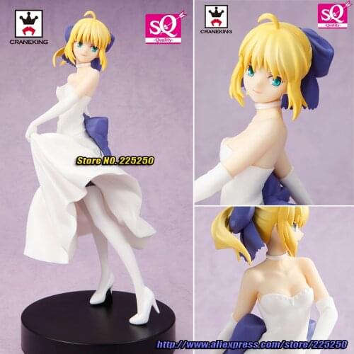 Japan Anime "Fate Stay Night [Unlimited Blade Works]" Original Banpresto SQ Figure - Saber Lily