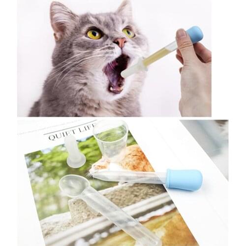 1Pcs New Pet Dogs Cats Small Feeder Syringe Milk Feeder Tablet Push Dispenser Animal Medicine Leak-Proof Home Pets Life Products