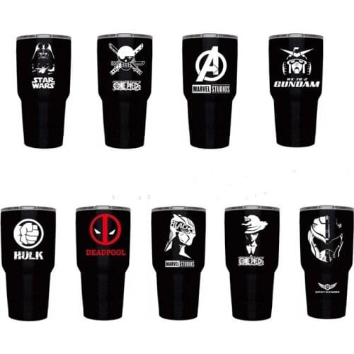 30 oz Car Cup Food grade 304 stainless steel Mug Ice Water insulation Cup Portable Travel Hand Mug Office Mug