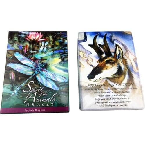 Spirits Of The Animals Oracle Full English 52 Cards Deck Tarot Party Board Game