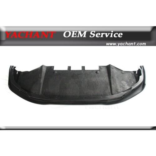 Car-Styling FRP Fiber Glass Front Bumper Lip Fit For 2011-2015 Nissan Skyline R35 GTR AS Style Front Lip with Undertray Diffuser