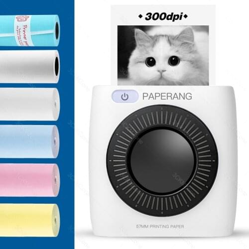 PAPERANG P2 Wireless Mobile Photo Mini Printer for Study and Work Compatible iOS and Android for Travel Pocket Printer Good Gift