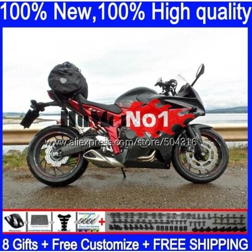 CBR650F For HONDA glossy black CBR650 CBR 650 F 109MC.14 CBR 650F 2011 2012 2013 2014 2015 2016 CBR-650F 11 12 13 14 15 Fairing
