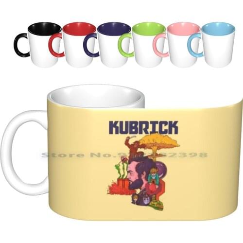 The Mind Of Kubrick Ceramic Mugs Coffee Cups Milk Tea Mug Dr Strangelove Kubrick Stanley Movie Film 2001 A Space Redrum Full