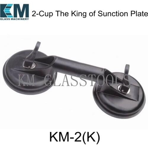 KM New Products! 2-Cup The King of Sunction Plate 135Kg For Glass (High quality)