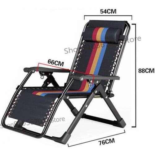 Recliner Folding Adult Lunch Break Siesta Chair Backrest Household Multifunctional Chair Office Folding Recliner