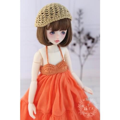 Doll Clothes for Blyth 1/6 BJD Dolls Doll Headdress,Mini Doll Clothes Outfits for Dolls Accessories Include Dress