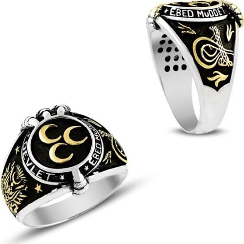 925 Silver Ottman Ring for Men Mans Ring