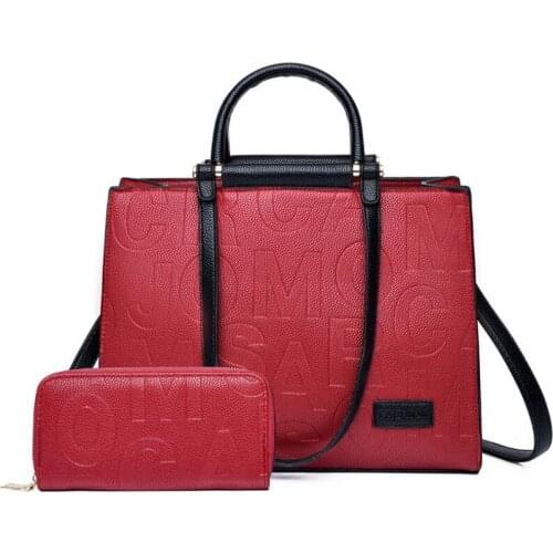 2021 new ladies bag PU material solid color shoulder bag Zipper One Shoulder Messenger Bag Fashion Letter handbag Tote Bag