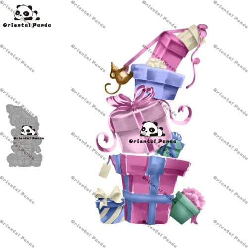 New Dies 2020 Camper Van Metal Gift Tower Dies diy Dies photo album cutting die Scrapbooking Stecil cutting die die cut metal
