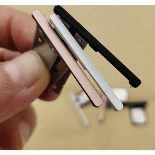 Original For Sony Xperia XA1 G3121 G3125 G3112 G3116 Single Dual SIM Card Holder Reader Sim Tray Slot With Cover