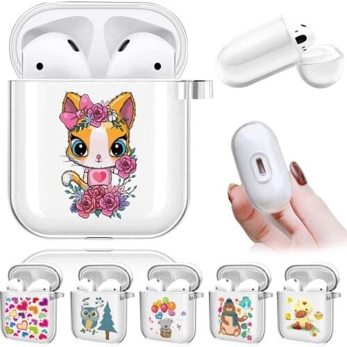 Silicone Soft Cases for Apple Airpods 1/2 Protective Bluetooth Wireless Earphone Cover For Air Pods Charging Box Bags