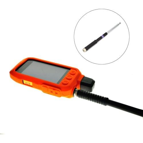 Telescopic Long Range Replacement Antenna + Silicone Protective Protect Case Skin for Garmin Alpha 200i Alpha200i