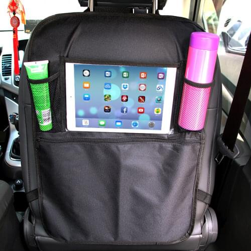 Universal Waterproof Car Back Seat Organizer Multi Pocket Storage Bag Seat Back Cover Bag Car Hanging Pouch Accessories Vehicle