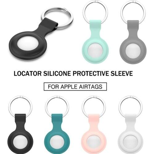 Protection Cover For AirTags Anti-scratch Anti-lost For Apple Air Tags Locator Tracker Keychain Protective Sleeve Silicone Case