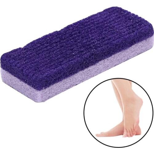 1pc Purple Feet Rasp Pedicure Foot Grinding Tool Pumice Stone Non-Slip Callous Remover Portable Rasp File Feet Care 13cm