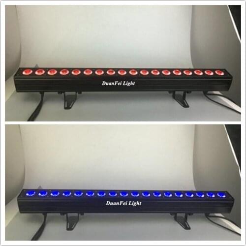 10 pieces High Bright rgbw bar led wall washer dmx linear bar led rgbw 4in1 wall washer light 18x10w