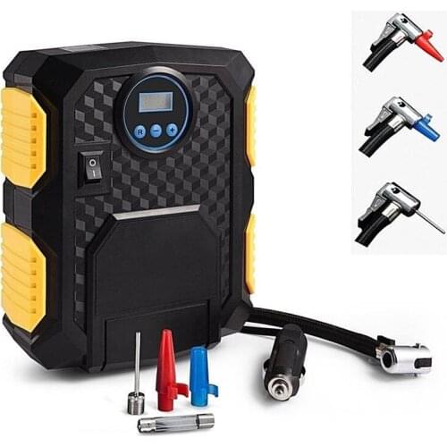 12V 150PSI Car Air Compressor For Car Motorcycles Bicycles Digital Tire Inflator DC Car Portable Air Compressor Pump
