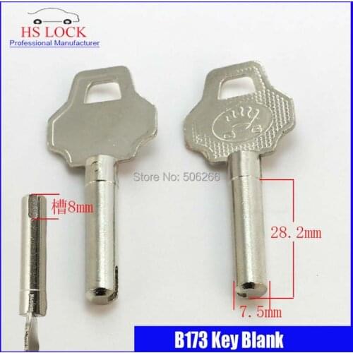 7.5mm cylinder embryo door key blank Civil key blank suit for Vertical key cutting machine B173