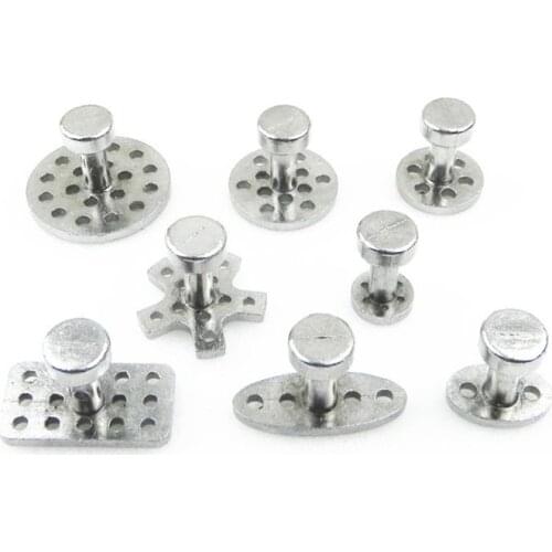 8Size with 8pcs Auto PDR Tool Kit Aluminum Glue Puller Tabs for Car Suction Cup