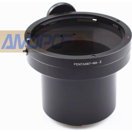 PK67 to Nikon Z Adapter, Compatible with for Pentax 6x7 (P67, PK67) Mount SLR Lens to Nikon Z Mount Z6 Z7 Z50 Full Frame Camera