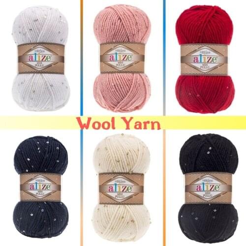 Крючки для одежды Alize Superlana Midi Sequin China At AliExpress