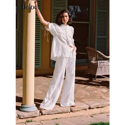 Bclout Linen Blouses