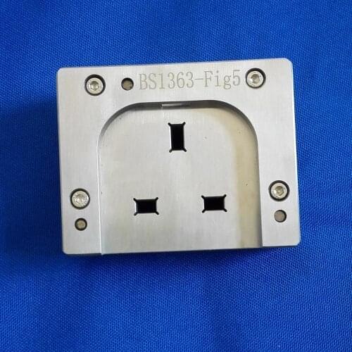 BS1363 Figure 5 — Gauge for plug pins