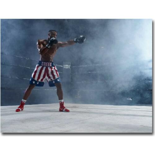 F079 Creed II Movie Silk Cloth Poster Art Bedroom Decoration