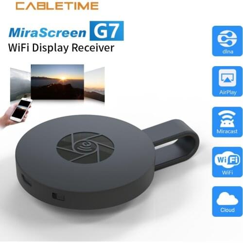 CABLETIME 2.4GHz Media Steamer 1080P HDMI Wireless Display Digital Generation 2 for Laptop Macbook Air Lenovo Dell N336