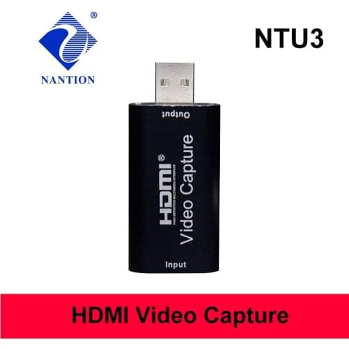 4K Video Capture Card USB2.0 HDMI Video Grabber Record Box for PS4Game DVD Camcorder Camera Recording Live Streaming