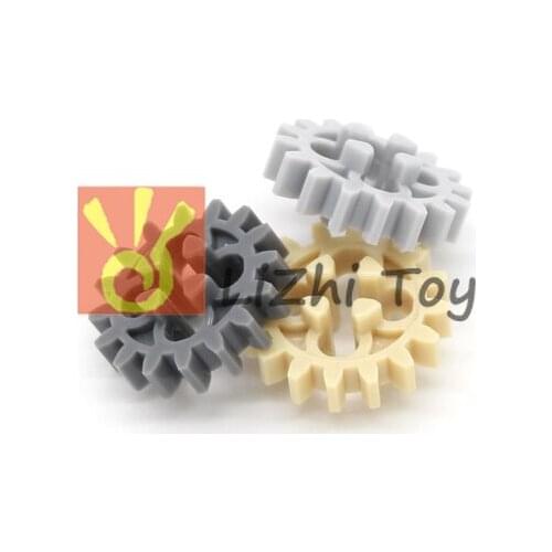 Technic Gear 16 Tooth Building Blocks Parts Compatible 4019 Accessories Combination Mechanical