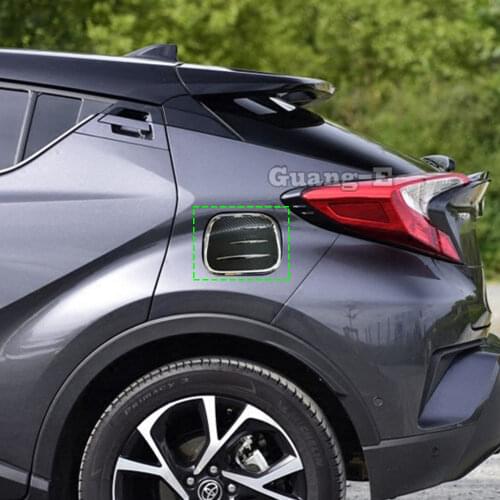 Car Body Gas/Fuel/Oil Tank Cover Cap Sticker ABS Chrome/Carbon Fiber Auto Car Parts For TOYOTA C-HR CHR 2017 2018 2019 2020
