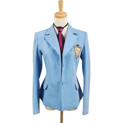 Jacket and Tie Only Ouran High School men women Host Club School Haruhi Kyoya Hikaru Takashi Uniform Cosplay Costume and wig