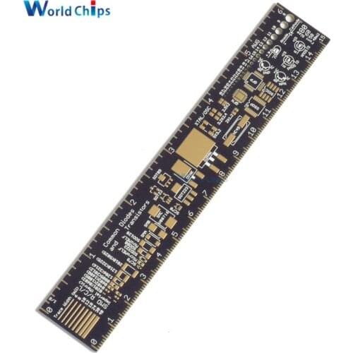 PCB Ruler For Electronic Engineers For Geeks Makers For Arduino Fans PCB Reference Ruler PCB Packaging Units v2 - 6