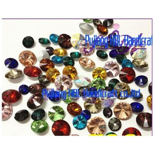 New Arrival 14mm 100pcs Crystals beads Fancy Stone Pedras Cristals Glass Rhinestones Sew On For Jewelry Accessories