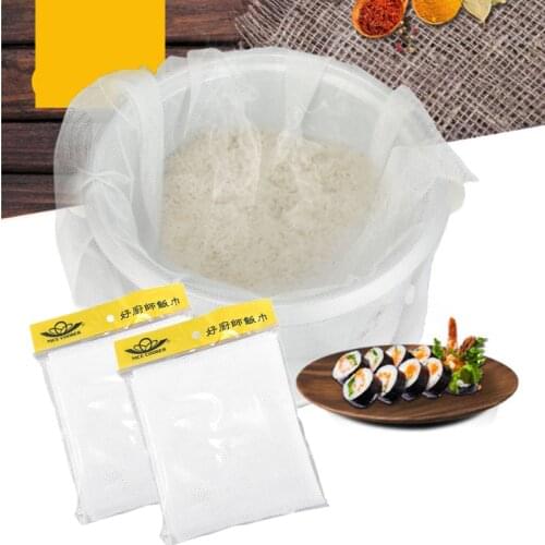 Steamer Mesh Cloth Round Pot Gauze Mat Reusable Dim Sum Sushi Cooking Steamed Rice Towel Steamer Cloth
