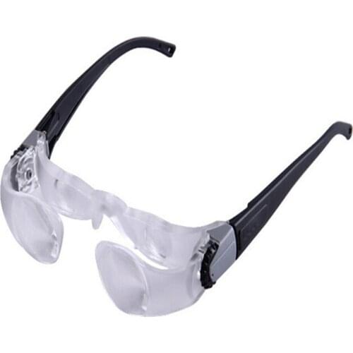 Adjustable hyperopia Presbyopia Glasses 2.1x Portable 300 Degrees 3 Diopter Optics Magnifying Glass Loupe For Watching TV