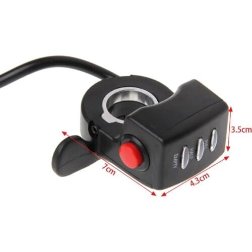 E-bike 36V E-Bicycle Thumb Throttle Handle Bar Grip Gas Twist Throttle Electric Scooter