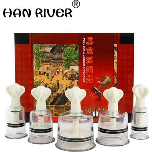 Hand twist type rotary cupping apparatus vacuum cupping Household thickening tank cupping therapy and cupping protection