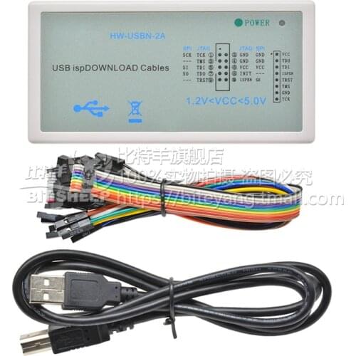 Lattice USB downloader FPGA ISP download line JTAG emulator HW-USBN-2A/2B